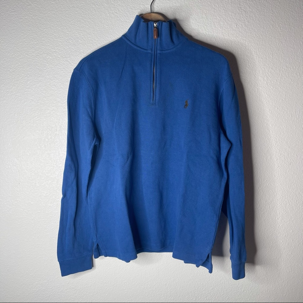 Polo Ralph Lauren Blue Quarter Zip Pullover